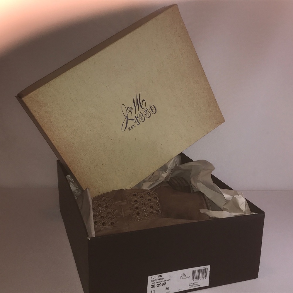 J&M FRYE COMPANY FULTON CAP TOE BOOT